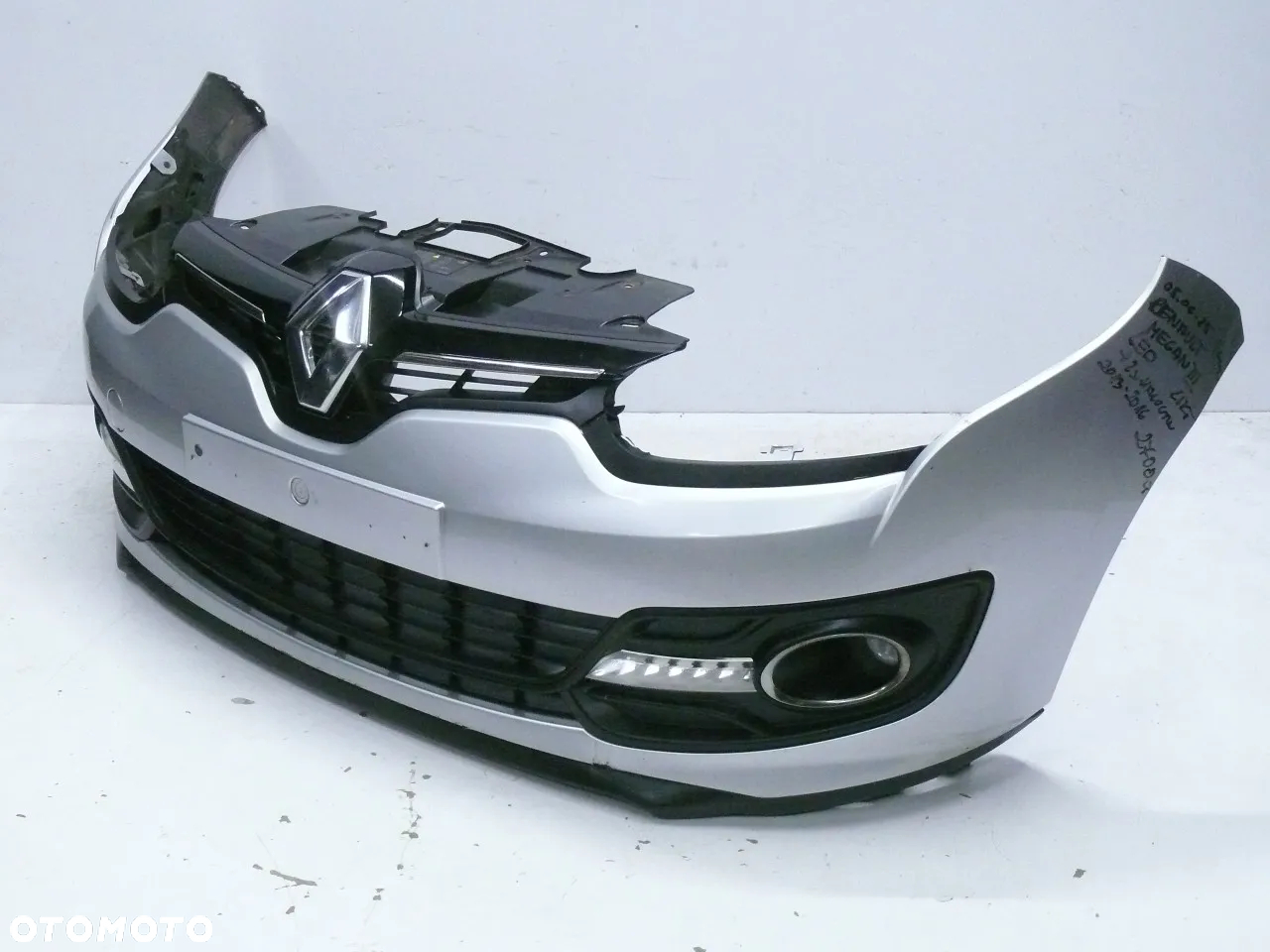 ZDERZAK PRZEDNI RENAULT MEGANE III 2013 2016 LIFT GRILL HALOGENY - 2