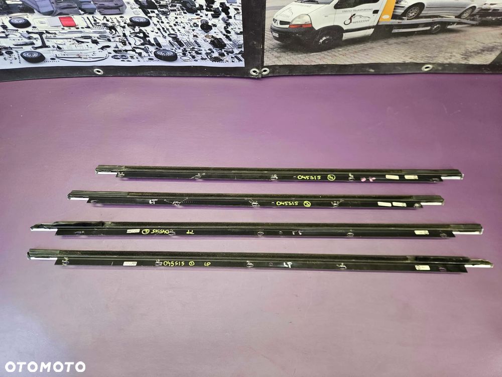 Listwa Listwy Zgarniajace Szyb Szyby Chrom Chromowane AUDI A6 C6 Sedan Kombi - 26