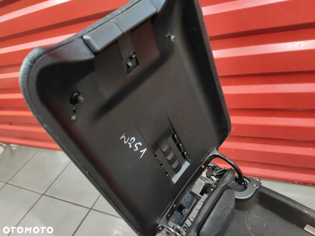 MERCEDES R-KLASA W251 PODŁOKIETNIK OPARCIE SCHOWEK SKÓRA CZARNY ORYG ŁADNY - 8