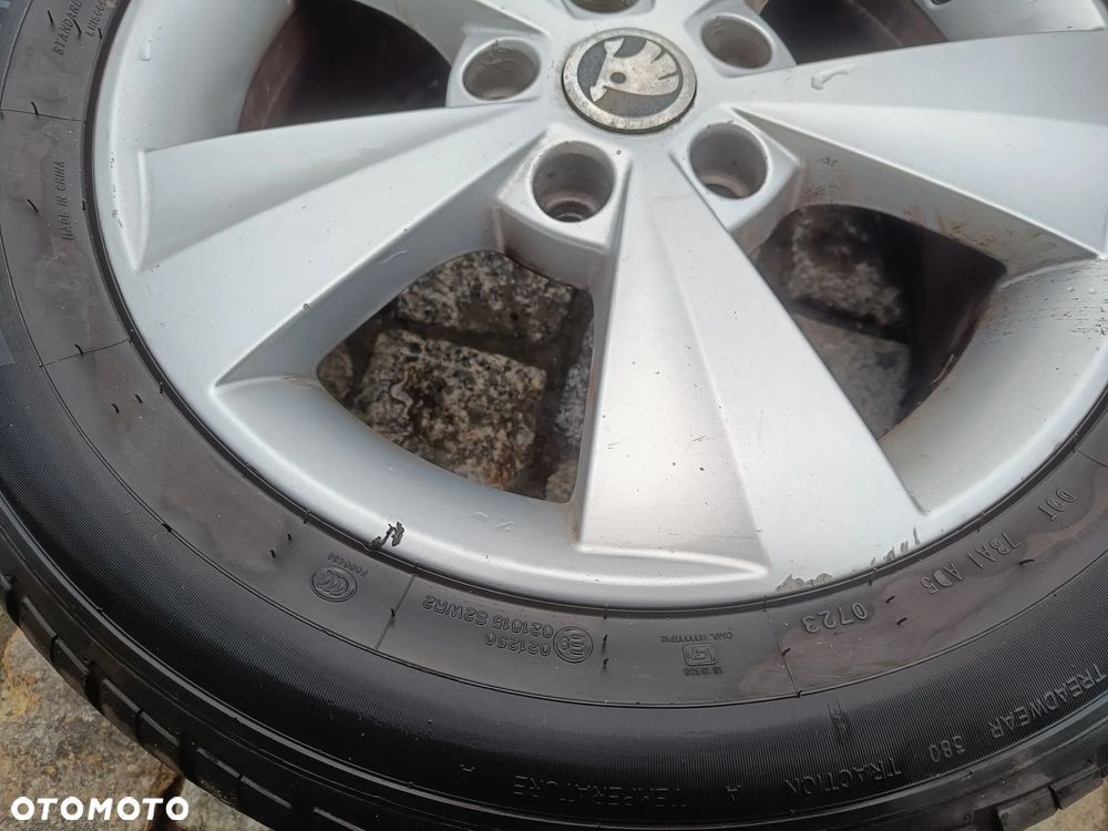 Felgi Aluminiowe 16 Skoda Octavia 3 5x112 ET46 5E0601025C Koła VW Seat Audi 6,5Jx16H2 - 27