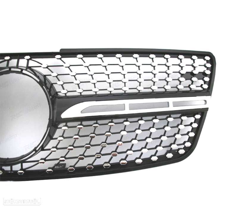 GRELHA FRONTAL W164 LCI 09-12 LOOK DIAMOND PRETO - 4