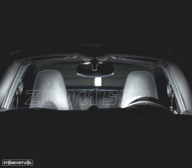 KIT COMPLETO 12 LAMPADAS LED INTERIOR PARA PORSCHE 911 997 CARRERA TURBO TARGA GT 05-11 - 3
