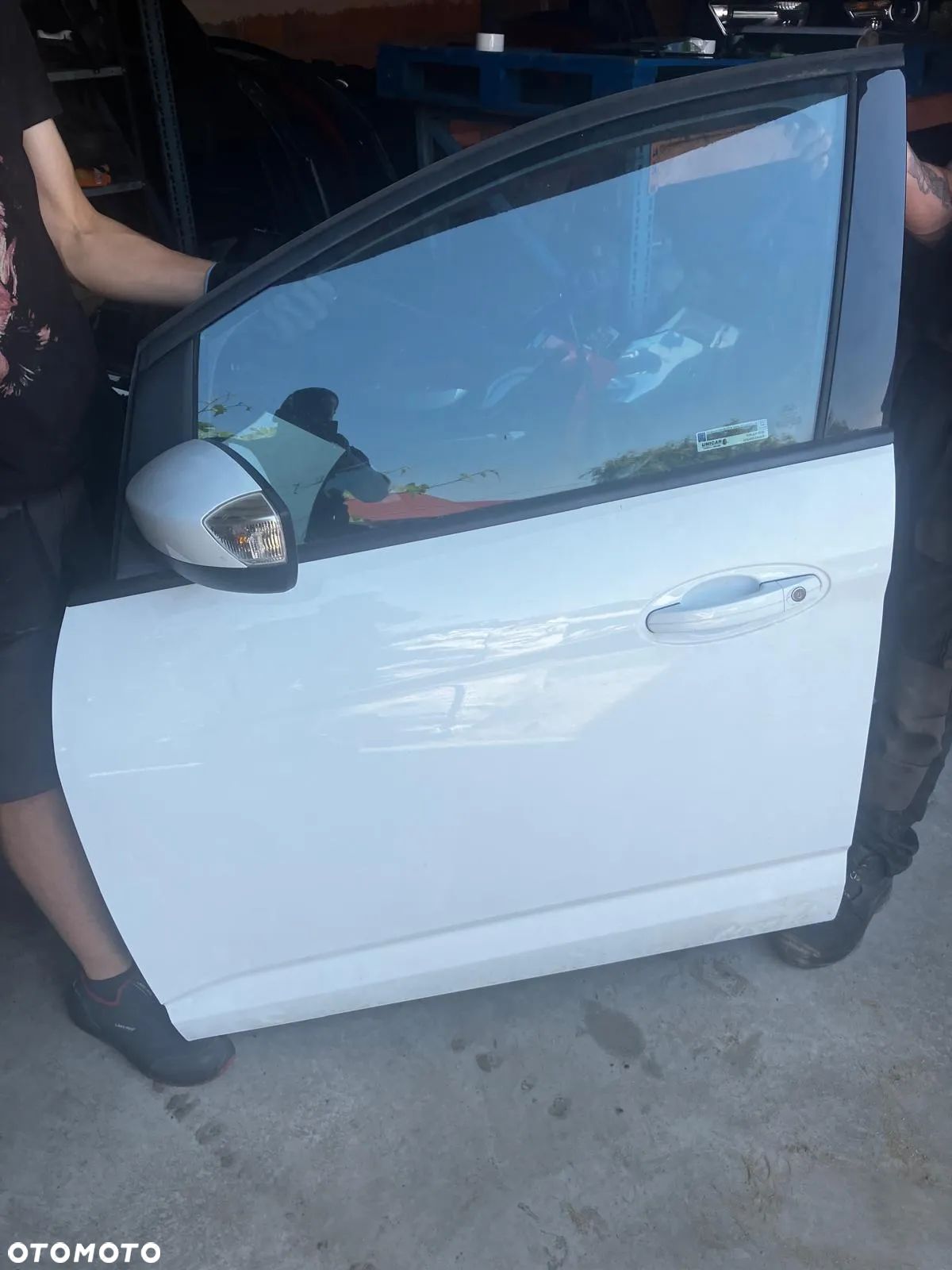 DRZWI LEWE PRZÓD FORD CMAX MK2 LIFT KOLOR 5E - 1