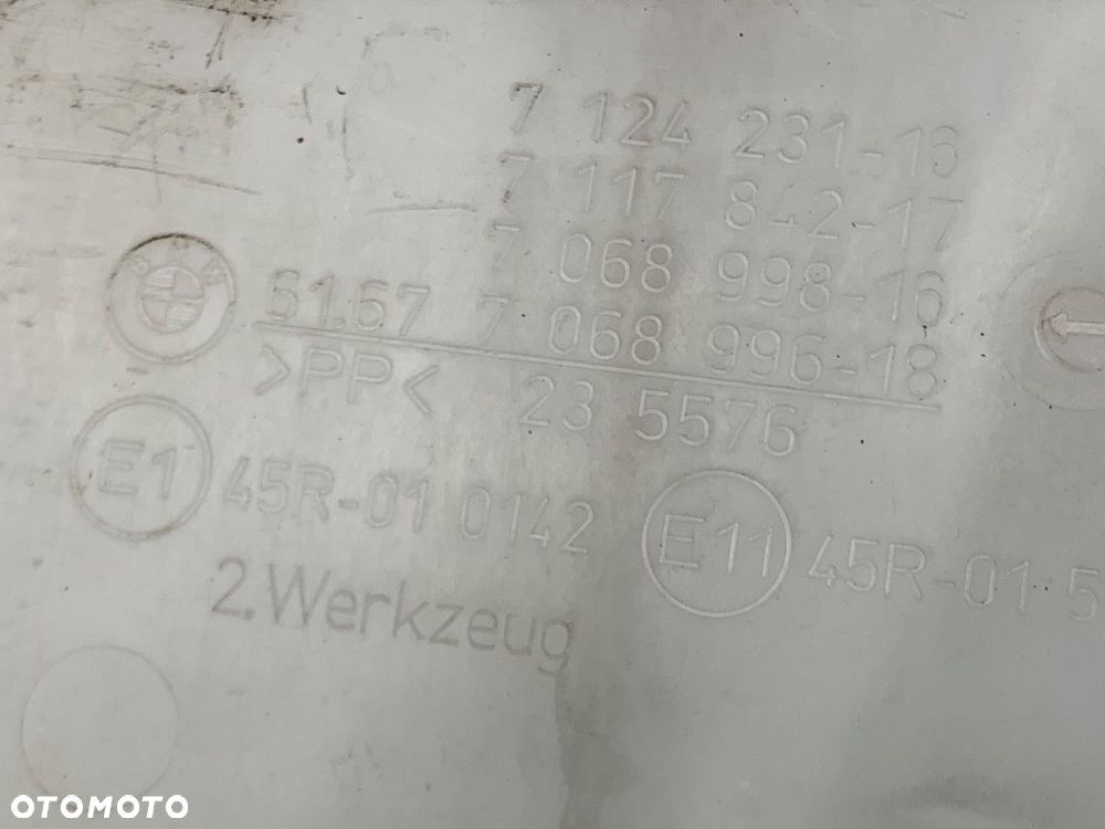 ZBIORNIK SPRYSKIWACZY  BMW 1 (E87) 2003 - 2013 116 i 90 kW [122 KM] benzyna 2007 - 2011 7124231 - 4