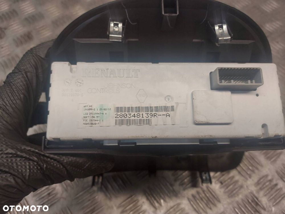 ZEGAREK WYŚWIETLACZ RENAULT CLIO III LIFT 280348139R-A - 3