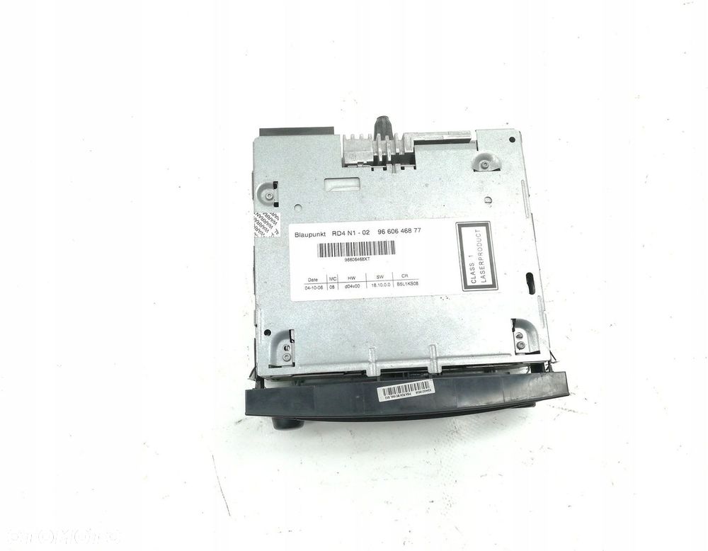 RADIO FABRYCZNE CD CITROEN C4 BLAUPUNKT 9660646877 - 2