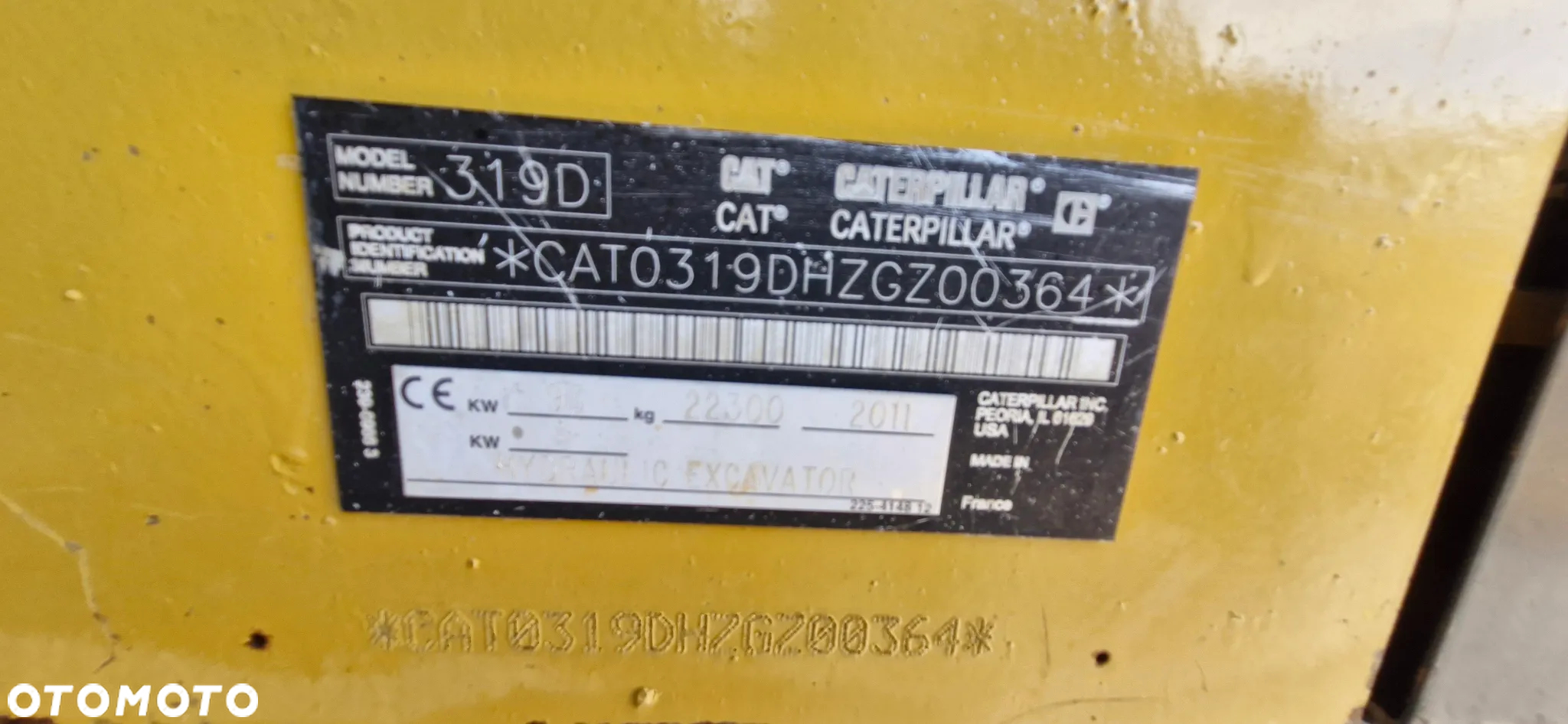 Caterpillar CAT 319D/ 8100MTH/ Maszyna sprowadzona/ - 14