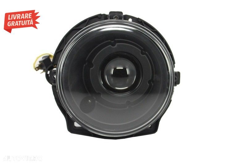 Faruri Negre Bi-Xenon Mercedes G-class W463 1989-2012 cu Carcasa Faruri Alb cu Lum- livrare gratuita - 3