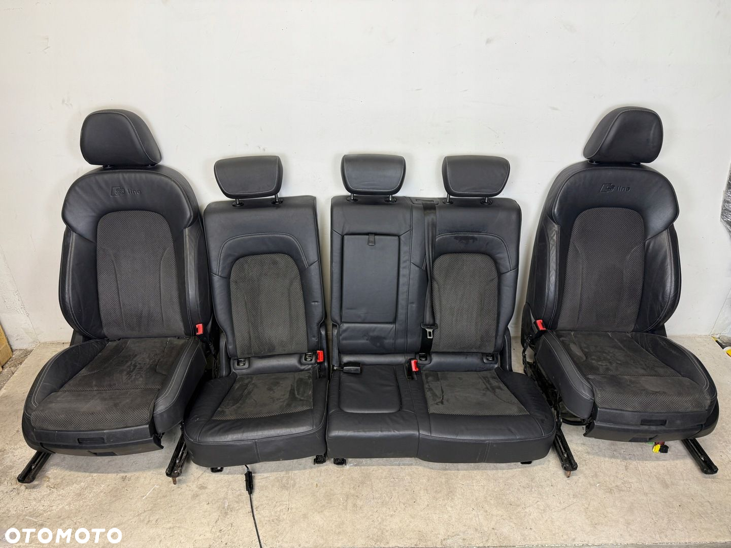 KOMPLET FOTELI FOTELE AUDI Q5 8R S LINE ELEKTRYCZNE - 2