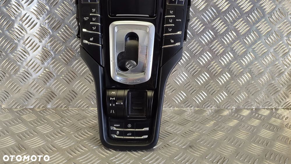 PORSCHE CAYENNE II 10-17R PANEL STEROWANIA MMI RAMKA TUNELU OSLONA WYBIERAKA CZARNY 7P5864785A 7P5864785 - 3
