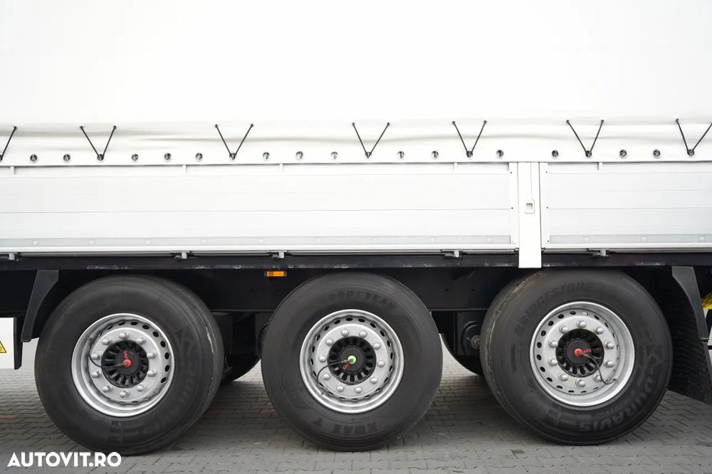 Schmitz Cargobull / SEMIREMORCĂ CU OBOARE ȘI PRELATĂ / STANDARD / AXĂ RIDICABILĂ / AXE SAF / - 25