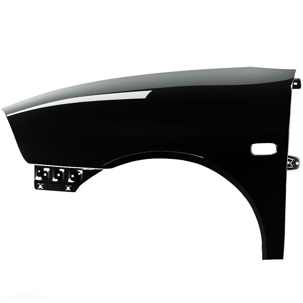 BLU Błotnik Seat Ibiza 3 III Cordoba 2 II 6L LC9Z lewy przód czarny 02-08 ocynk BlackMagic - 2