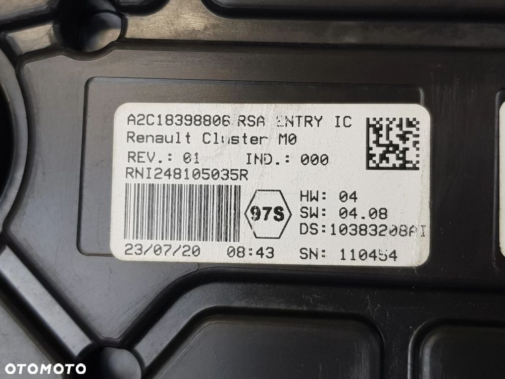 Licznik Zegary Prędkościomierz Renault Master III Lift 248105035R - 9