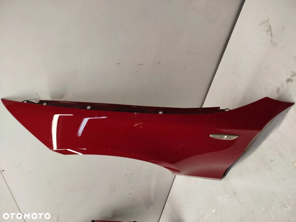 ^ BŁOTNIK PRZEDNI PRZOD LEWY BMW 1 E81 E82 E87 E88 438 JAPANROT CZERWONY - 2