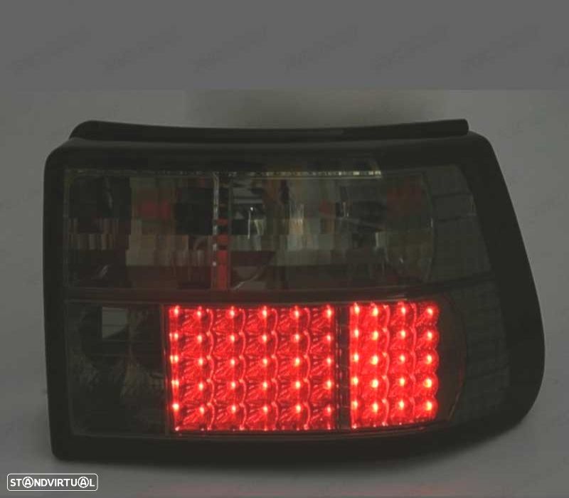 FAROLINS TRASEIROS LED PARA OPEL ASTRA F 91-98 CROMADO ESCURECIDO - 2