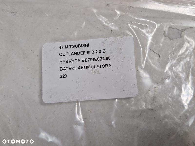 MITSUBISHI OUTLANDER III 3 2.0 B HYBRYDA BEZPIECZNIK BATERII AKUMULATORA - 5