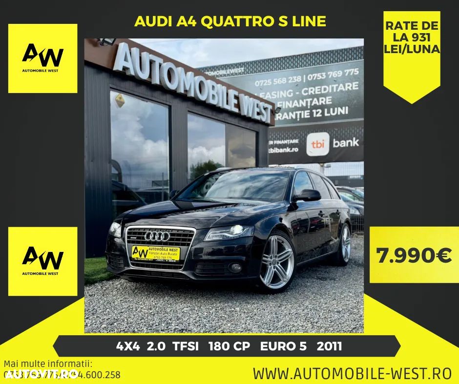 Audi A4 Avant 2.0 TFSI S line Sportpaket (plus) - 1