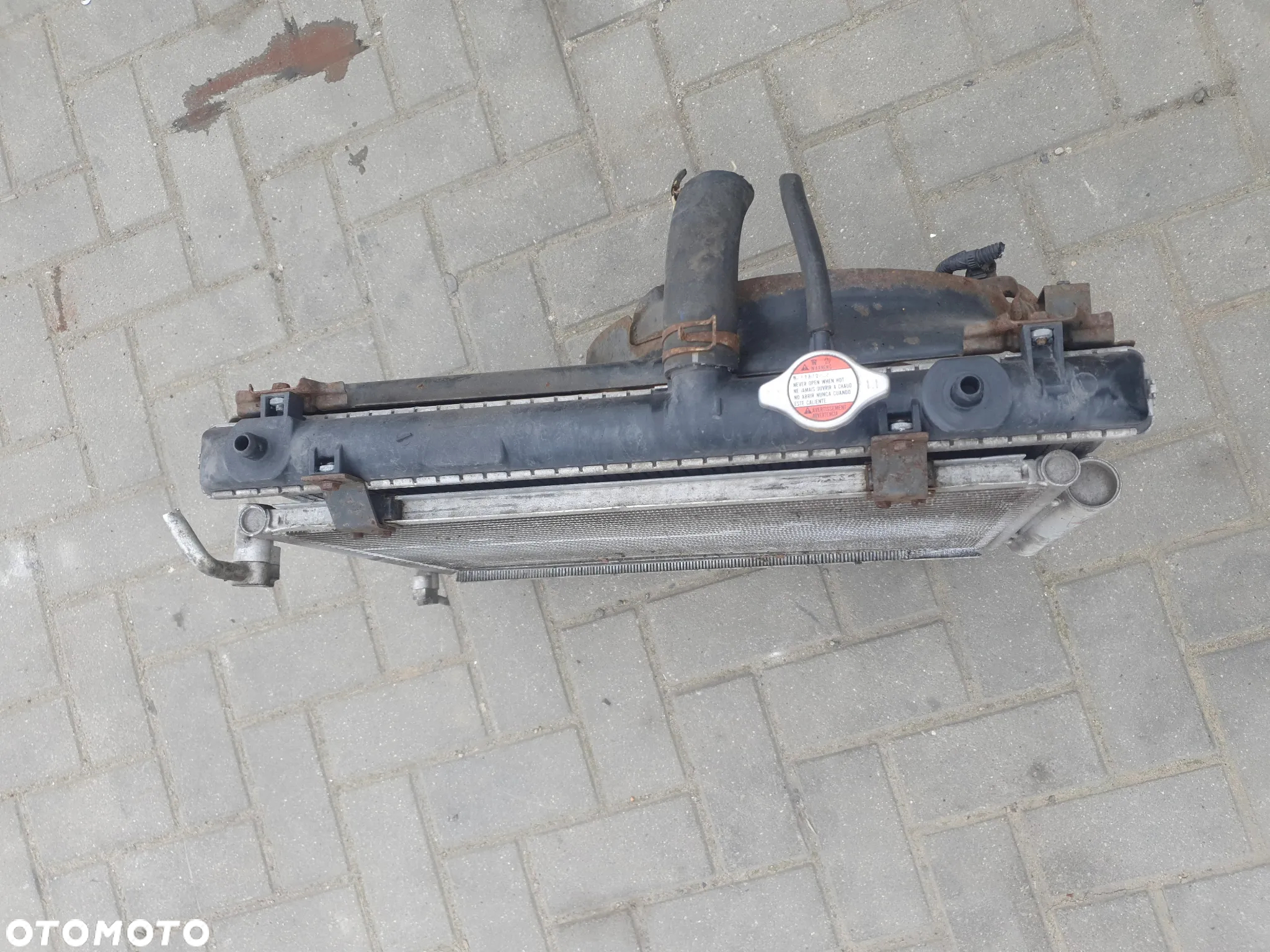 ) CHŁODNICA WODY CIECZY WENTYLATOR KOMPLET SUZUKI SWIFT MK.4 4 IV 10- 1.2 1.3 DDIS DO ZAŁOŻENIA ! - 5