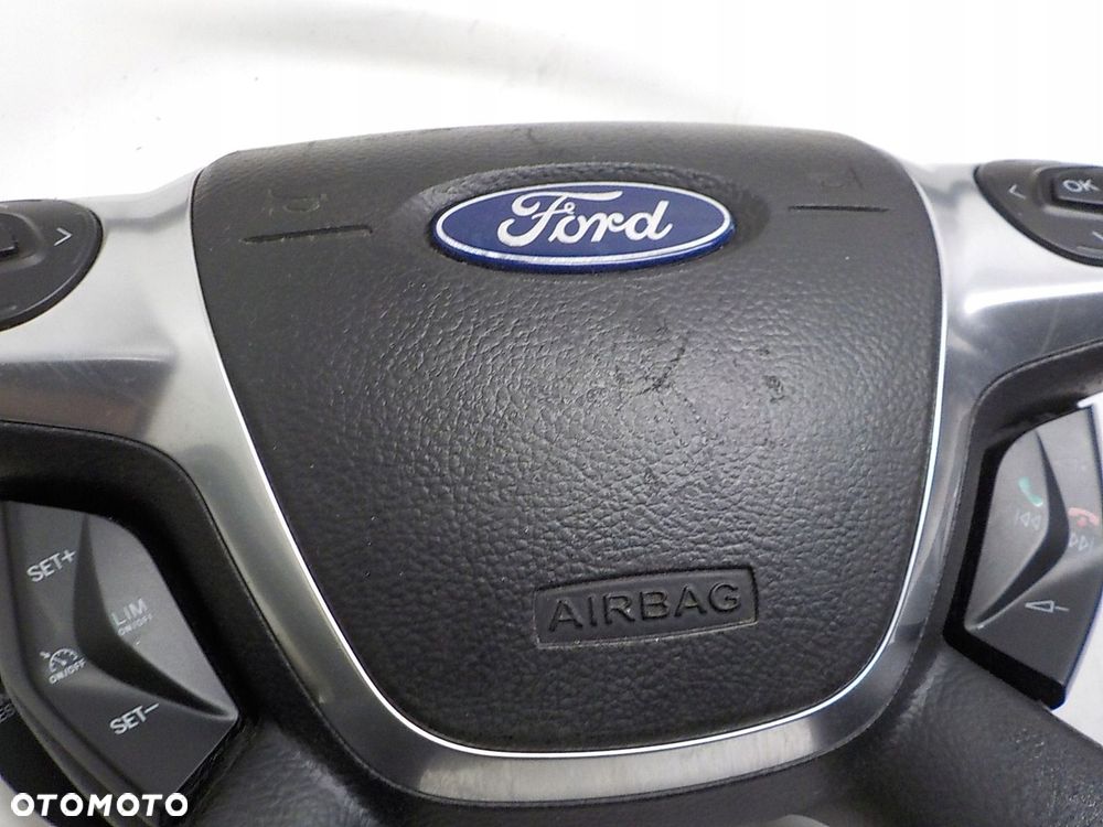 FORD FOCUS III MK3 C-MAX CMAX II MK2 KIEROWNICA SKÓRA AIRBAG TEMPOMAT - 13