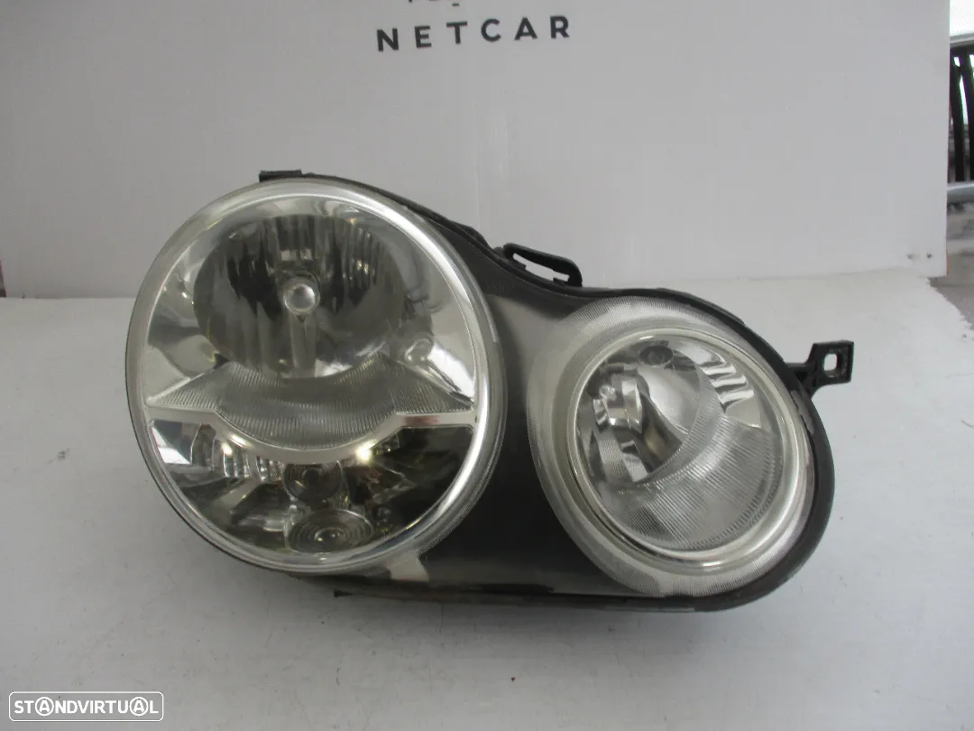 Farol Optica VW Volkswagen Polo 2002 a 2005 Direito - 3