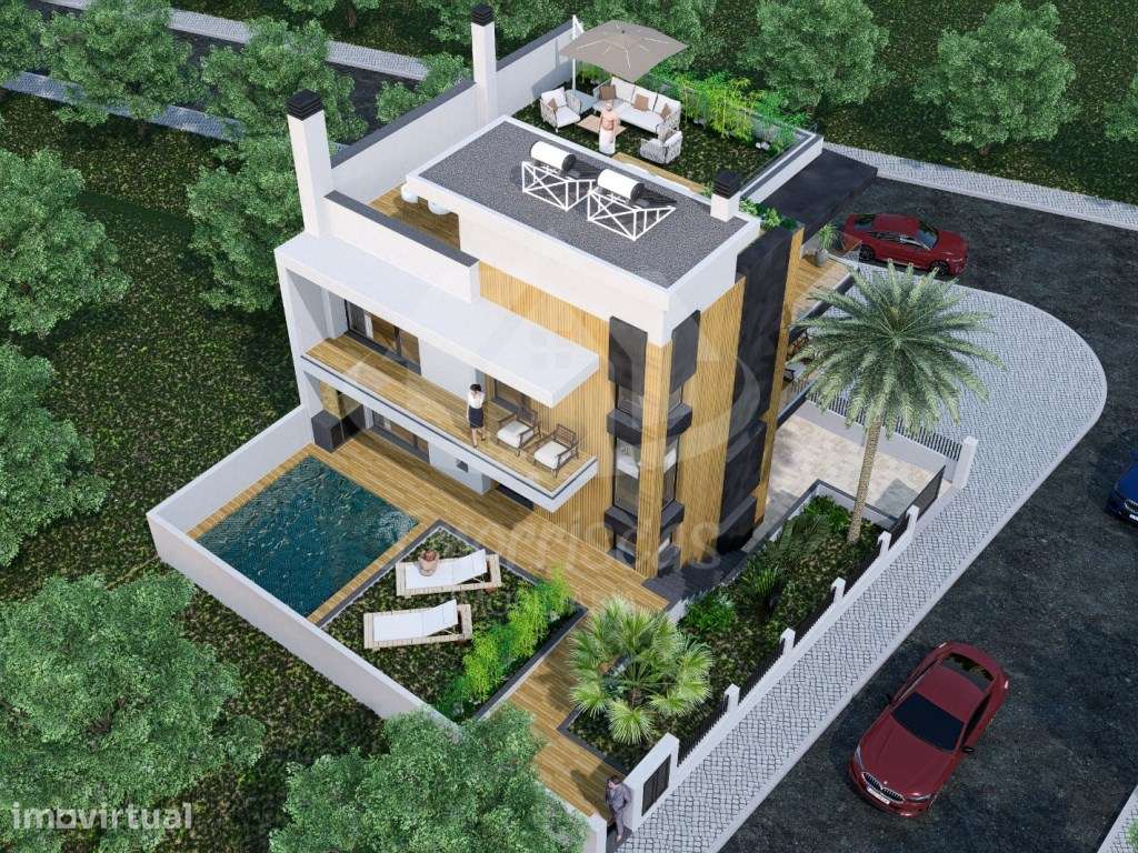 Moradia V4 com piscina em Santa Iria de Azóia, Loures - Grande imagem: 4/8