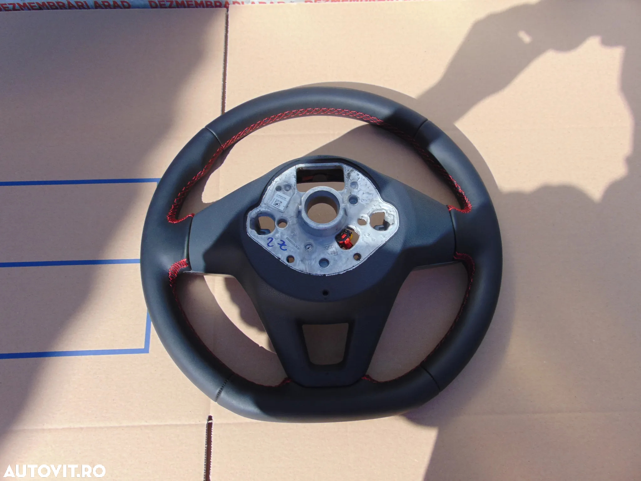 Volan piele cu comenzi VW Golf 8 Polo T Cross ID4 ID3 comenzi cu touch modul volan Passat 3g5 b8 T6 cod 6380998 - 8