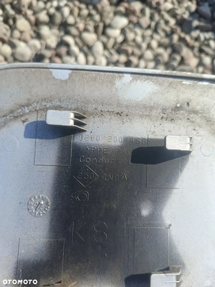 RENAULT MEGANE II KLAPKA WLEWU PALIWA SREBRNA 8200200463 - 3