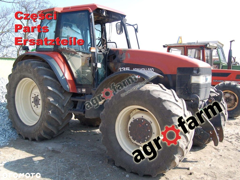 New Holland M135 części, skrzynia biegów, silnik - 2