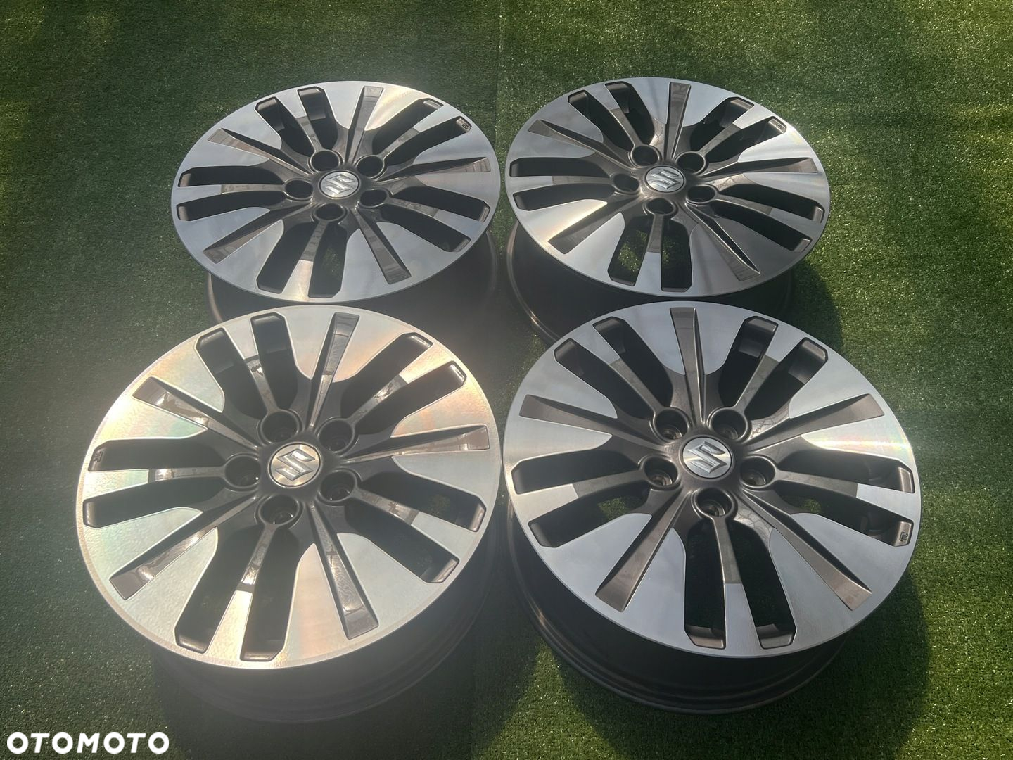 KOMPLET FELG FELGI ALU SUZUKI VITARA SX-4 SWIFT SPORT 17 ET50 ORYGINALNE - 4