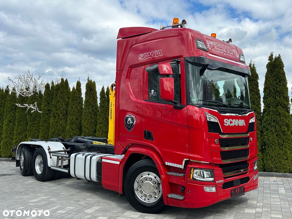 Scania / R500 / 6X2 / HAKOWIEC / Oś-SKRĘTNA-PODNOSZONA / - 11