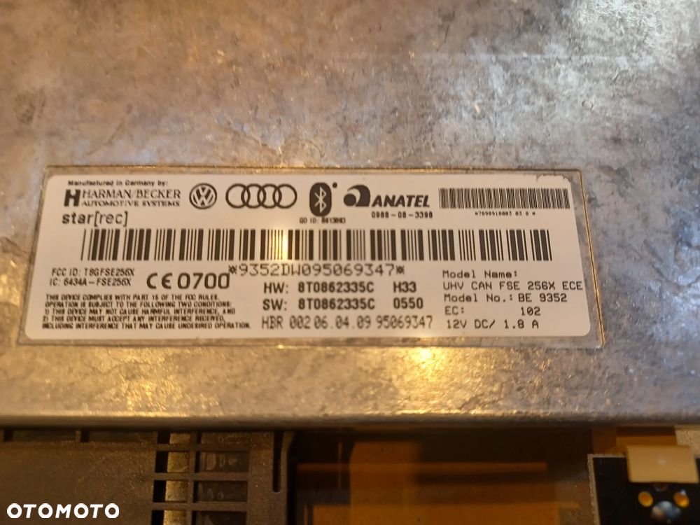 MODUŁ BLUETOOTH AUDI 8T0862335C - 2