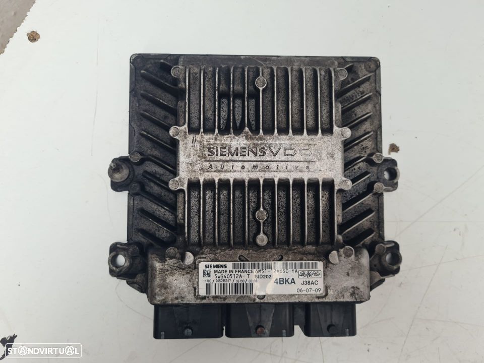 FORD FOCUS C-MAX 1.8 TDCI 2006 | CENTRALINA - SIEMENS VDO | Ref: 5WS40512A- T - 6M51-12A650-YA 4BKA; - 2