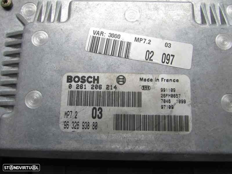 CENTRALINA MOTOR UCE PEUGEOT 306 FASTBACK 1997 -0261206214 - 3