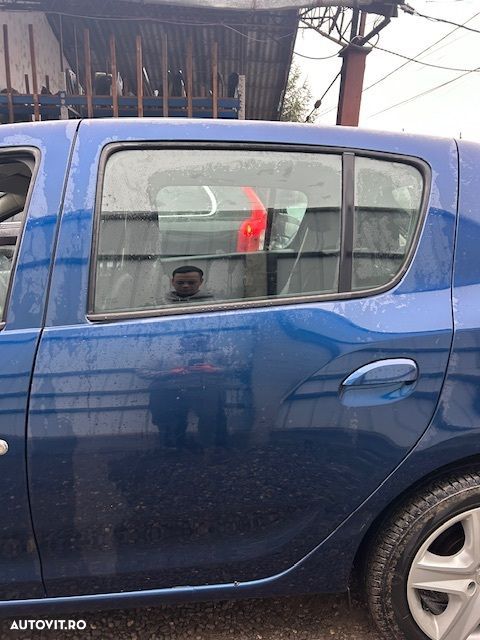 Usa Stanga Spate Dacia Sandero 2 2012 - 2016 Hatchback 4 Usi Bleu cosmos TERPR (1424) - 1