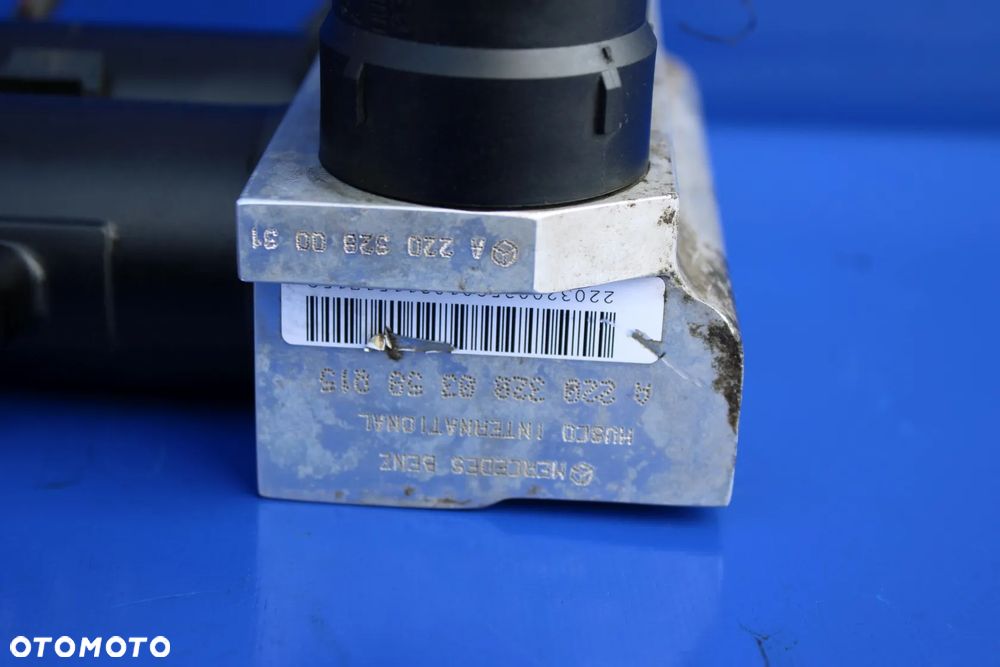 Blok zaworów ABC jak nowy świezo wymieniony oryginał przód tył OE Mercedes SL R230 W230 SL500 CL500 W215 W220 A2203200358 A2203280031 - 3