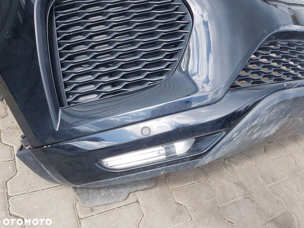 JAGUAR E-PACE 17-20r R-DYNAMIC ZDERZAK PRZÓD GRILL PDC DRL PEC NARVIK BLACK - 4