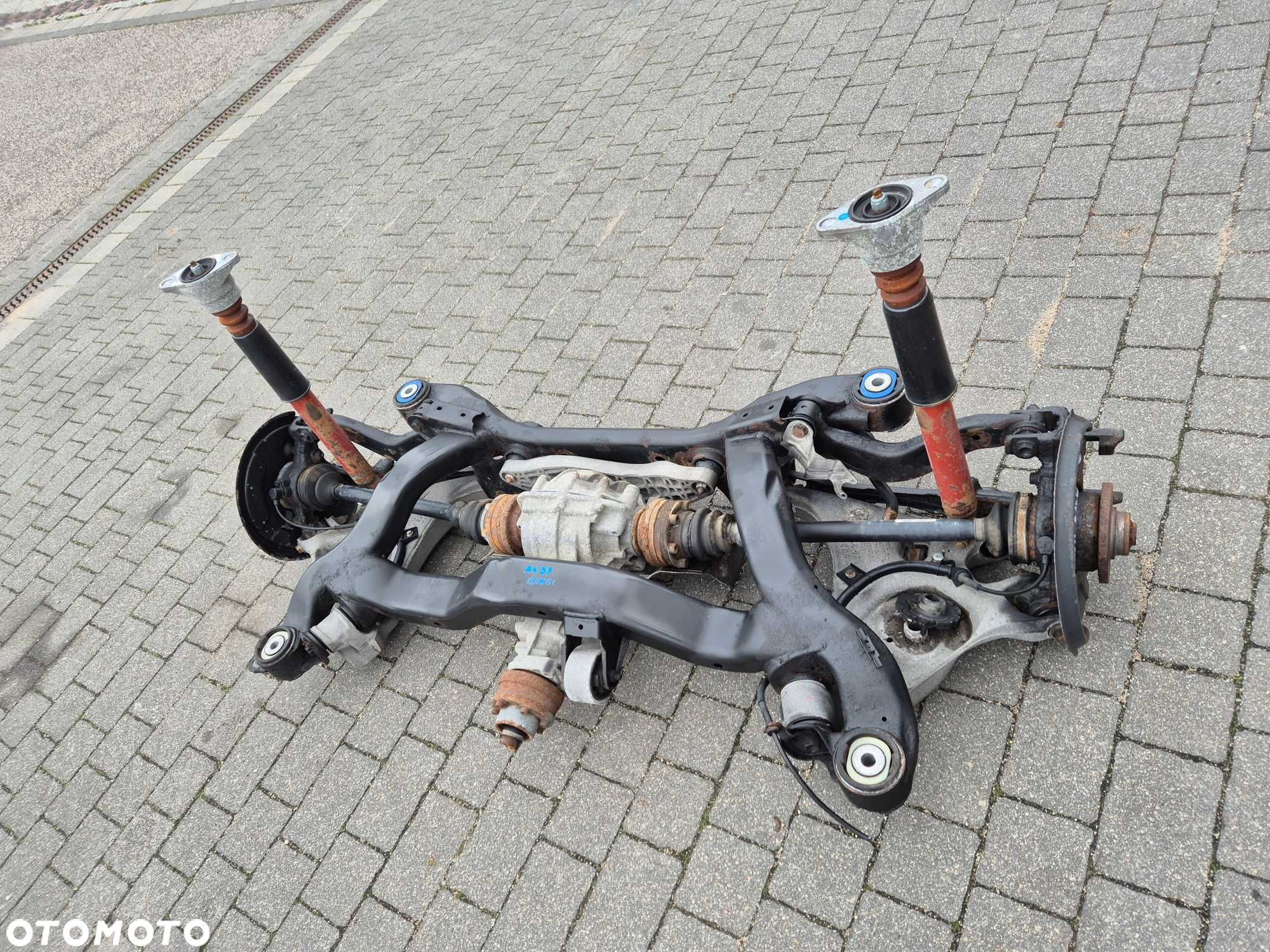 audi a4 b6 b7 quattro 2.0 tdi zawieszenie tył tylne wózek tylny dyfer - 4