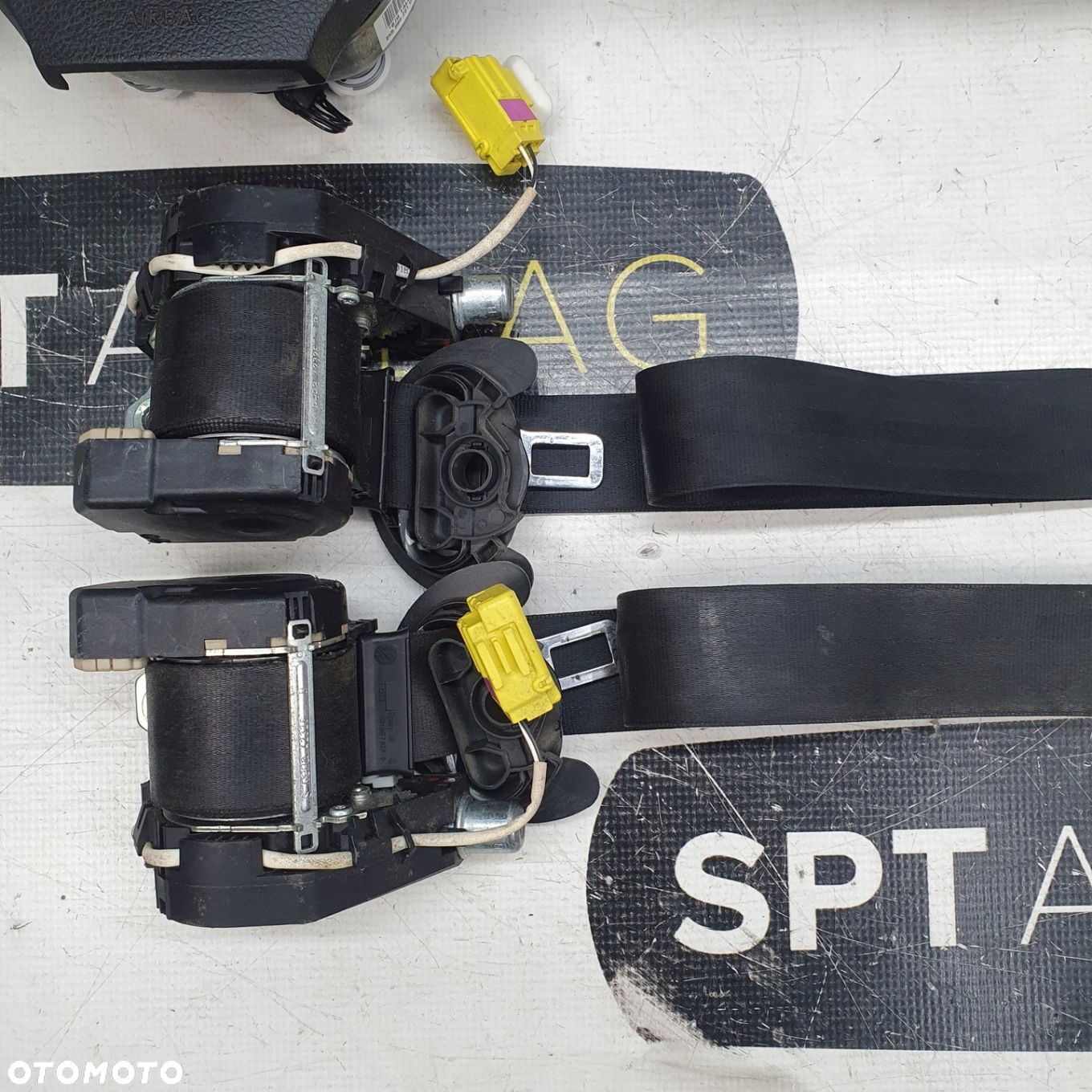 VW CADDY MK3 DESKA ROZDZIELCZA KONSOLA KOKPIT PULPIT PODUSZKI AIRBAG AIR BAG PASY KIT SET - 9