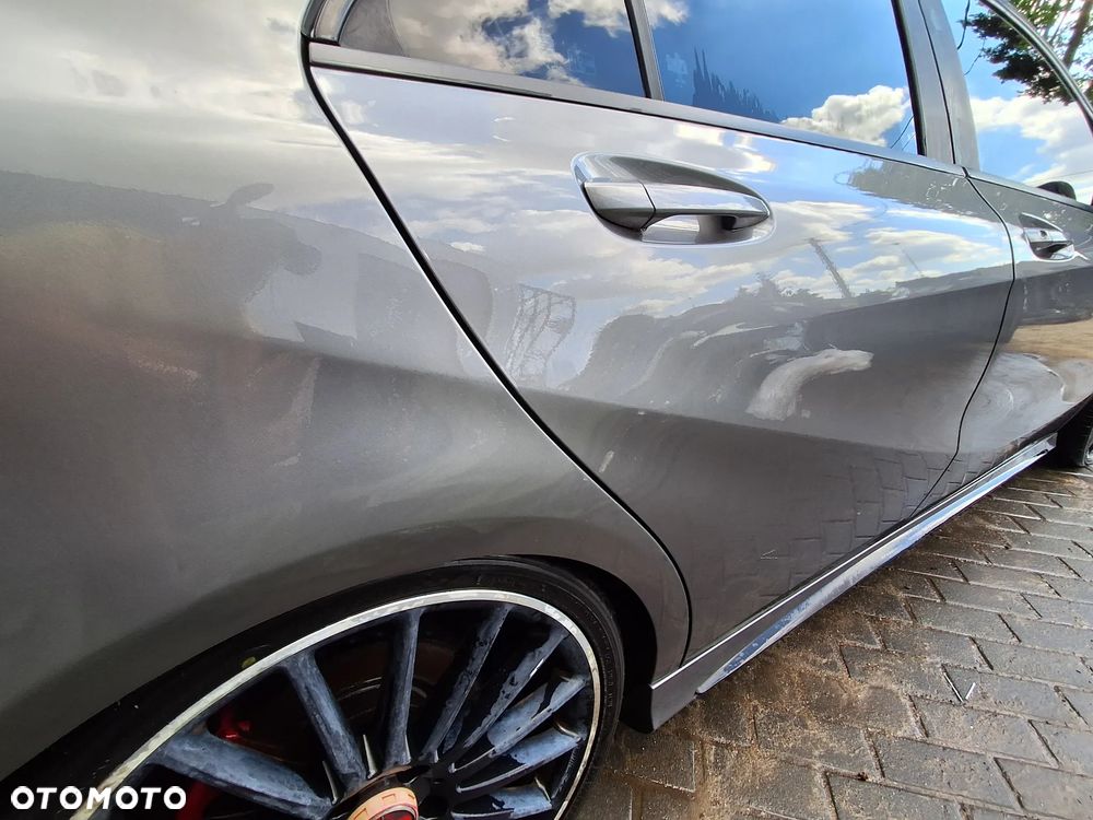 MERCEDES A-KLASA W176 PRAWE TYLNE DRZWI BŁOTNIK DRZWI W KOLOR 787 W ORYGINALE NIE MALOWANE Z 2016 ROKU BARDZO ŁADNE - 9