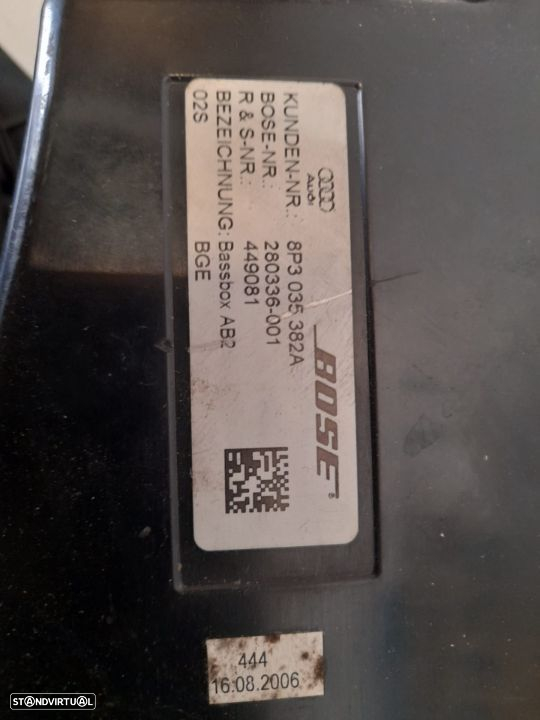 SISTEMA SOM BOSE 8E0035456C 8P0862335H 8P3035382A AUDI A3 8P SLINE S-LINE S LINE - 5