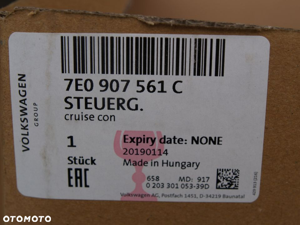 Image Volkswagen 7E0907561C Radar Distronic Sensor Seat Audi Škoda - 7E0907561C