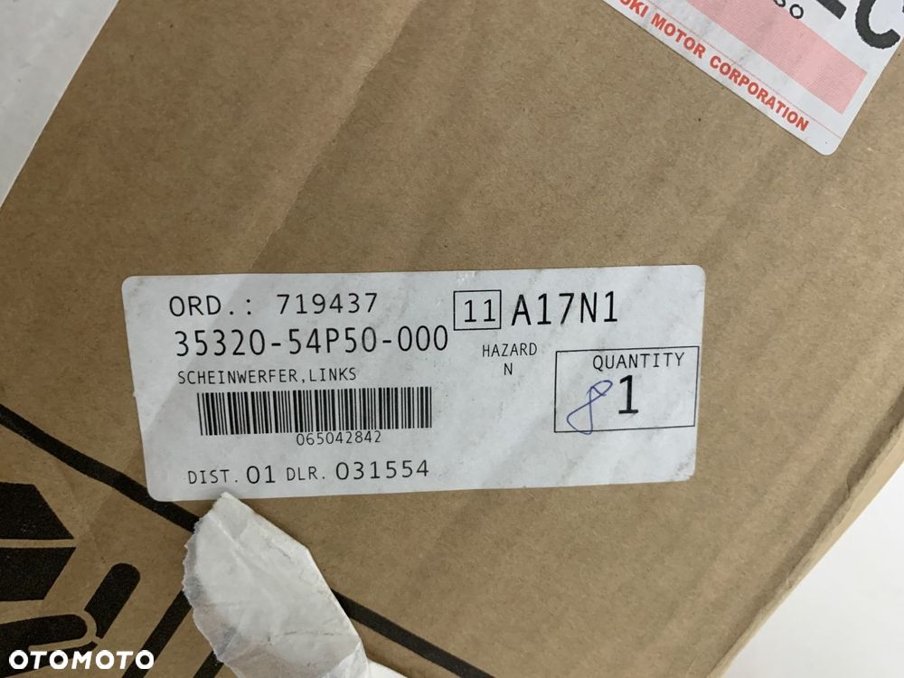NOWA ORYGINALNA LAMPA LEWA PRZÓD PRZEDNIA LED SUZUKI VITARA 3 III 15- NIEBIESKA SOCZEWKA 35320-54P50 - 11