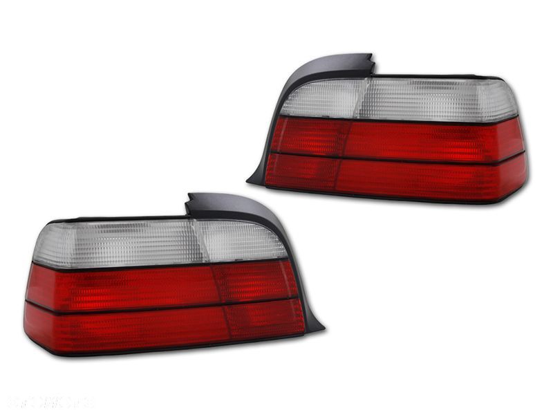 LAMPY TYLNE L+R KPL BIAŁY MIGACZ M3-LOOK M-PAKIET BMW 3 E36 COUPE CABRIO - 1