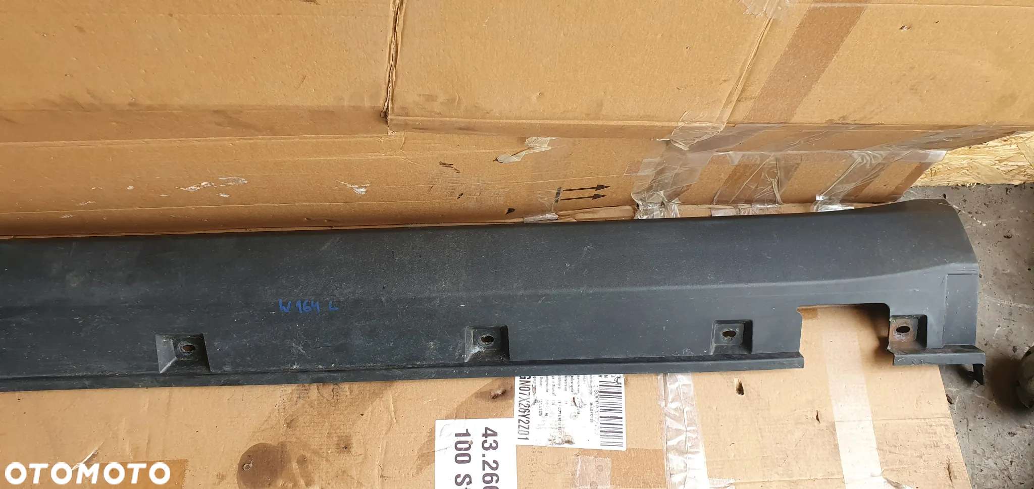 Nakładka listwa progowa osłona lewa Mercedes ML W164 A1646900740 - 3