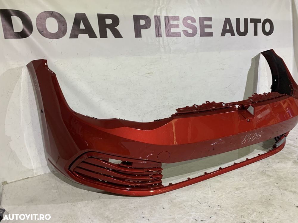 Bara fata VW Golf 8 VIII, 2020, 2021, 2022, 2023, 2024, cod origine OE 5H0807221J, cu gauri pentru senzori de parcare (6). - 3