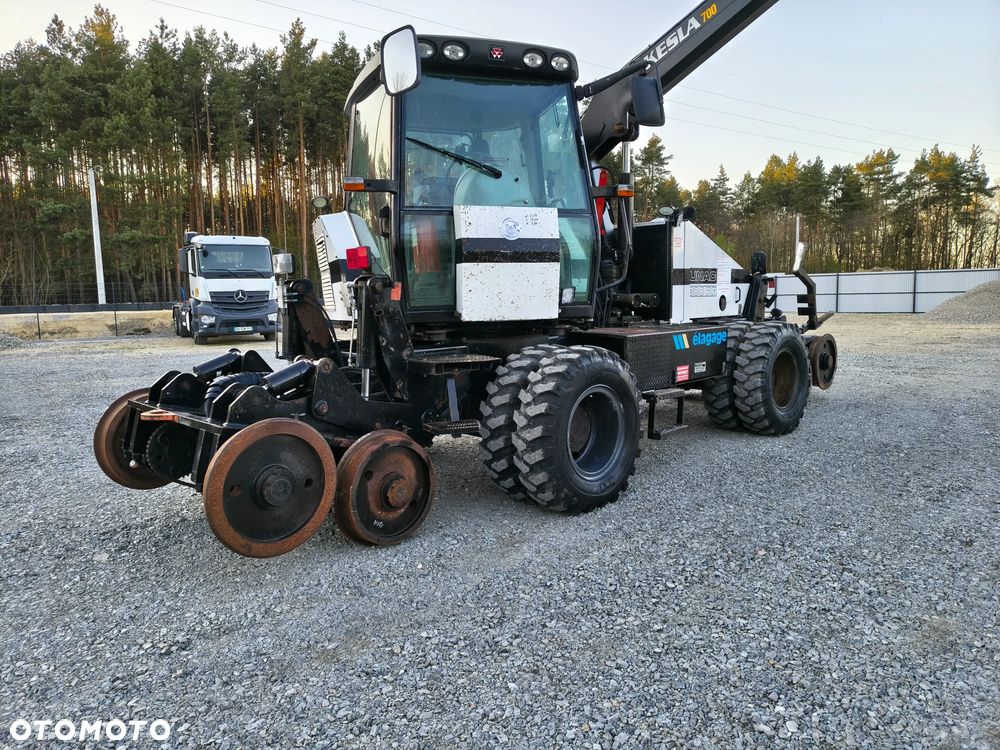 Caterpillar UNAC 300RR Mulczer kolejowy Liebherr atlas dwudrogowy zw - 8