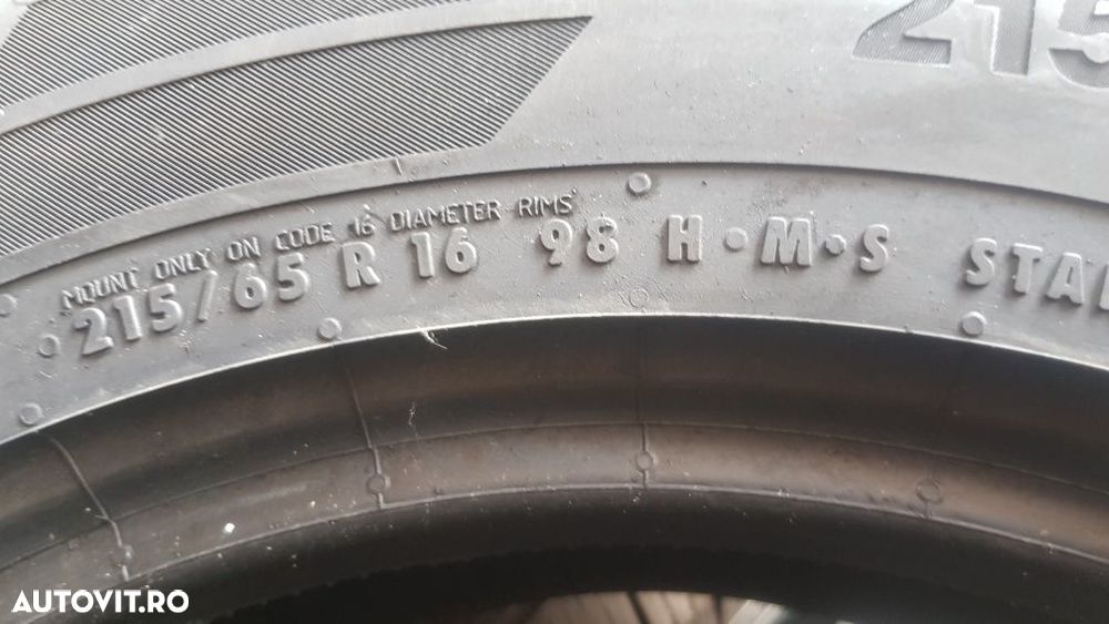 Anvelope 4x215 65 16 continental allsesion dot 21 mm 5.6 - 6