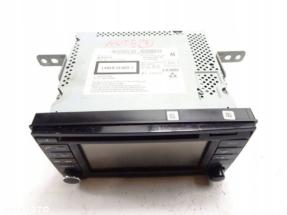 radio cd nissan note e12 - 2