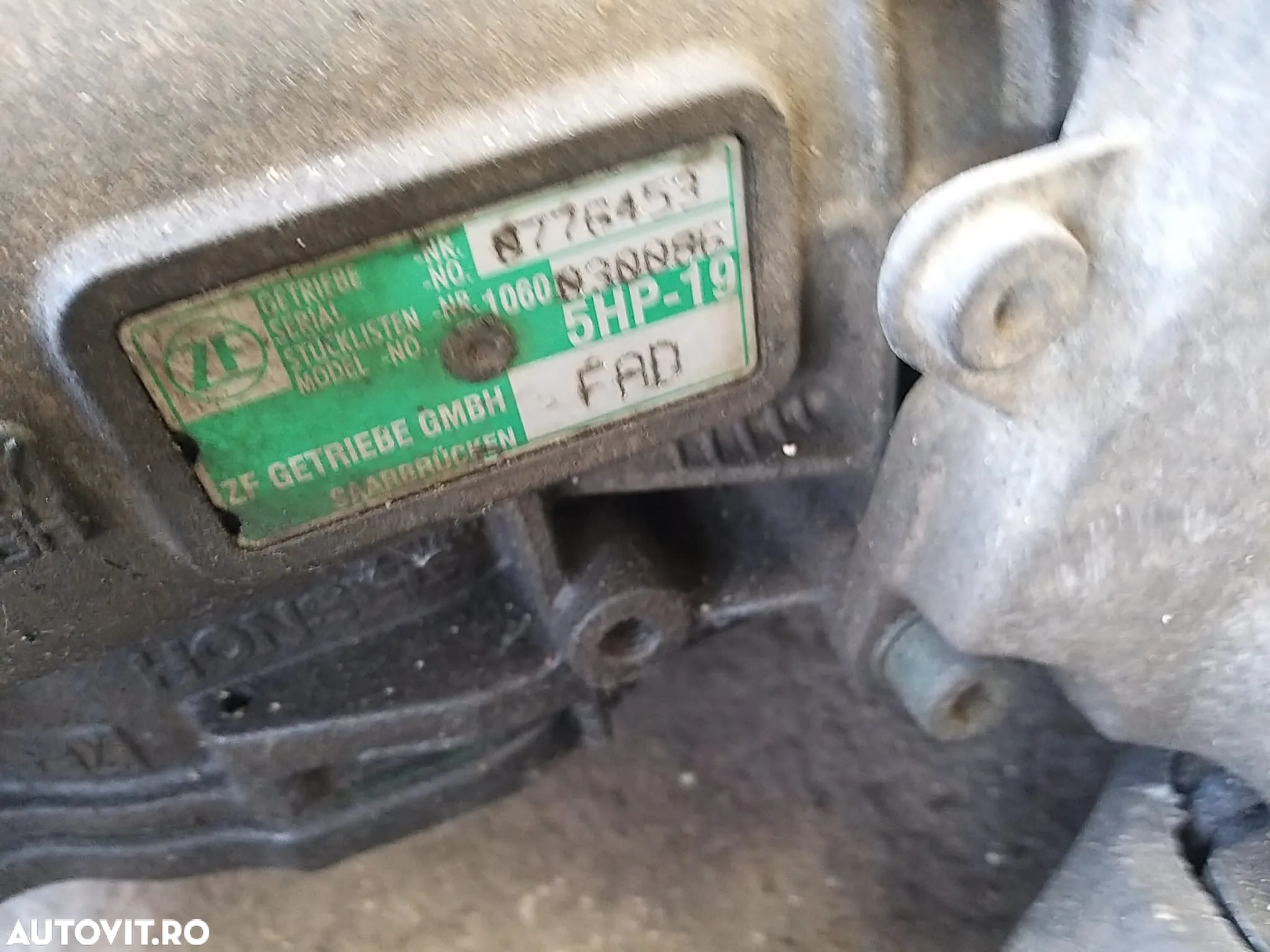 Cutie De Viteze cod: 5HP-19 FAD pentru Audi A6 C5 2.5 TDI V6 180 CP - 2