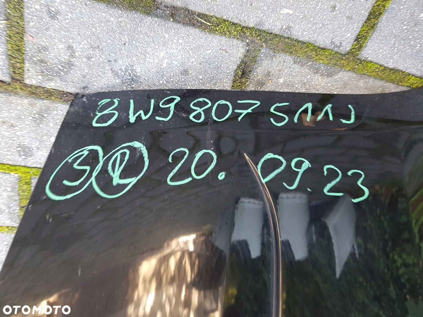 AUDI A4 B9 AVANT zderzak tył spoiler 8W9807511J - 8